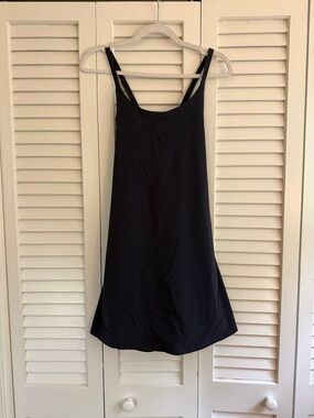 Rhoback Black Mini Dress with Double Straps